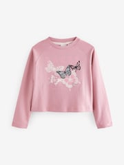 Baker by Ted Baker Multi Printed Long Sleeve 100% Cotton T-Shirts 3 Pack - Image 2 of 10