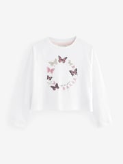 Baker by Ted Baker Multi Printed Long Sleeve 100% Cotton T-Shirts 3 Pack - Image 4 of 10