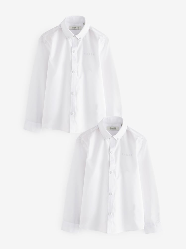 Baker by Ted Baker White Shirts 2 Pack - Image 1 of 4