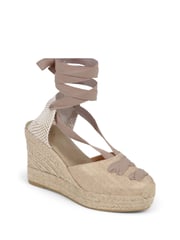 Jones Bootmaker Rosabelle Lace Detail Espadrilles - Image 2 of 5