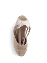 Jones Bootmaker Rosabelle Lace Detail Espadrilles - Image 3 of 5