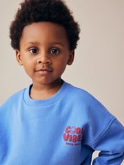 Blau/Grau - Sweatshirt und gestreifter Jogginghose im Set (3Monate–7Jahre) - Bild 4 von 5