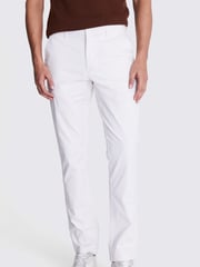 MOSS White Tailored Chino Trousers - Image 1 of 4