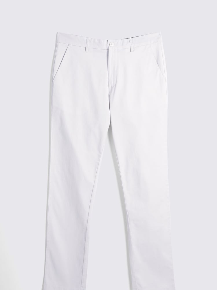 MOSS White Tailored Chino Trousers - Image 4 of 4