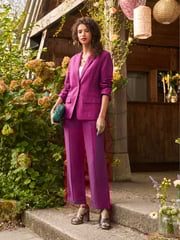 Seasalt Cornwall Purple Erica Blazer - Image 8 of 9