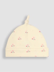 JoJo Maman Bébé Pink Baby Hats 2 Pack - Image 4 of 5