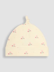 JoJo Maman Bébé Pink Baby Hats 2 Pack - Image 5 of 5