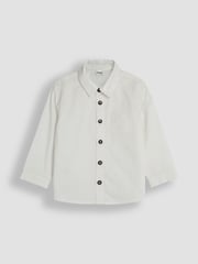 JoJo Maman Bébé Burgundy Velvet Waistcoat Shirt and Trousers Set - Image 4 of 10