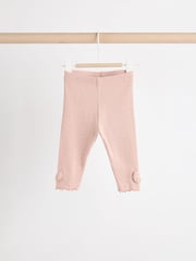Pink Cosy Baby Long Sleeve Top and Leggings 3 Piece Set - Image 12 of 22