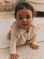 Pink Cosy Baby Long Sleeve Top and Leggings 3 Piece Set - Image 2 of 22
