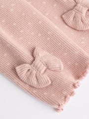 Pink Cosy Baby Long Sleeve Top and Leggings 3 Piece Set - Image 21 of 22