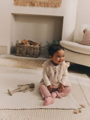 Pink Cosy Baby Long Sleeve Top and Leggings 3 Piece Set - Image 3 of 22