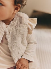 Pink Cosy Baby Long Sleeve Top and Leggings 3 Piece Set - Image 7 of 22