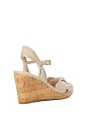 Dune London Cream Kaino Knotted Wedges - Image 5 of 6