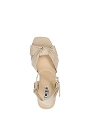 Dune London Cream Kaino Knotted Wedges - Image 6 of 6