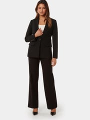 Forever New Black Mikayla Single-Breasted Blazer - Image 5 of 5