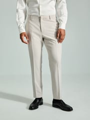 Neutral Skinny Fit Tuxedo Suit Trousers - Image 1 of 8