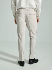 Neutral Skinny Fit Tuxedo Suit Trousers - Image 3 of 8