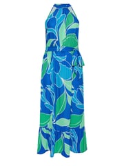 Yours Curve Blue London Abstract Print Maxi Dress - Image 5 of 5