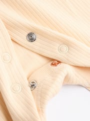 Brown/Khaki Baby Footless Sleepsuits 3 Pack (0mths-3yrs) - Image 11 of 12
