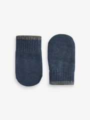 Sage Green, Navy & Charcoal 3 Pair Magic Mittens Set (3mths-6yrs) - Image 2 of 4