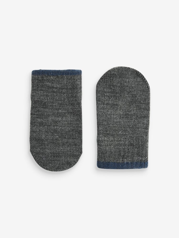 Sage Green, Navy & Charcoal 3 Pair Magic Mittens Set (3mths-6yrs) - Image 4 of 4