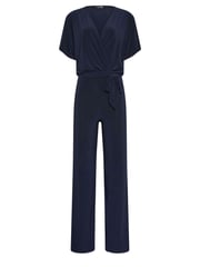 Long Tall Sally Blue V-Neck Wrap Jumpsuit - Image 5 of 5