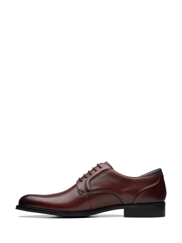 Clarks Brown Standard Fit (G) British Craft Arlo Lace Shoes - Image 2 of 7