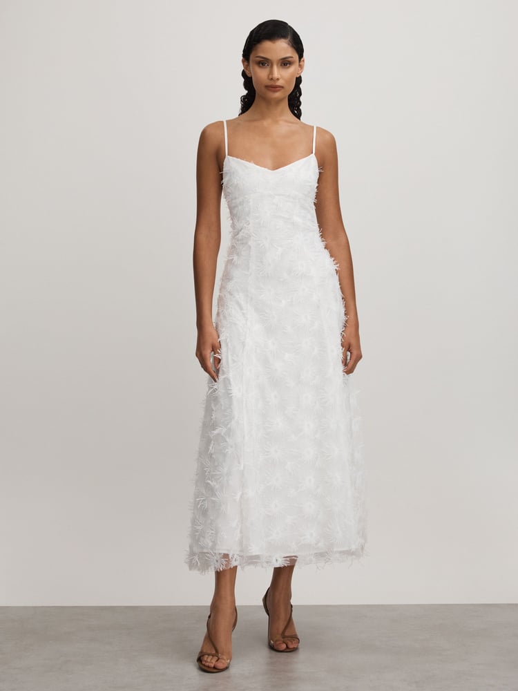 Anna Quan Applique Drop Waist Maxi Dress - Image 1 of 5