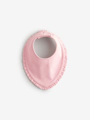 Pink Frill Baby Bibs 3 Pack - Image 3 of 6