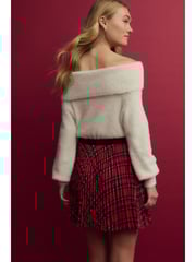 Red Check Mini Kilt Skirt - Image 4 of 7