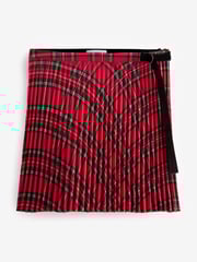 Red Check Mini Kilt Skirt - Image 6 of 7