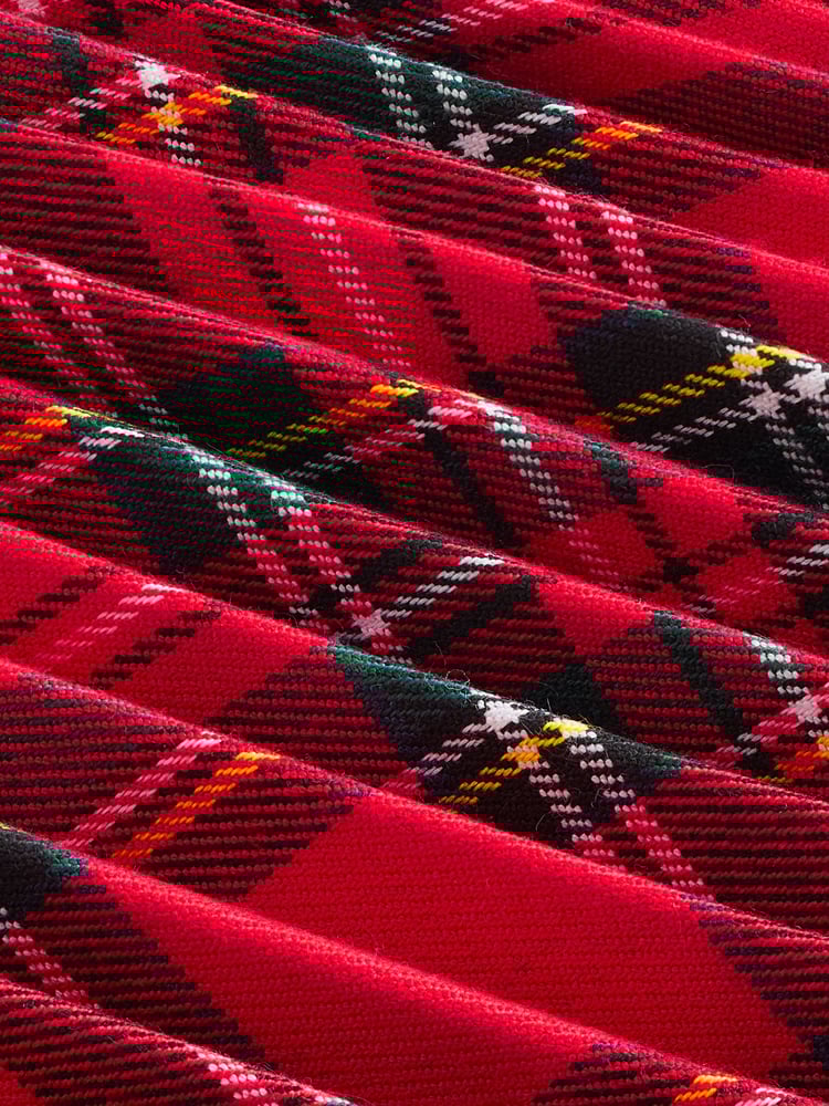 Red Check Mini Kilt Skirt - Image 7 of 7