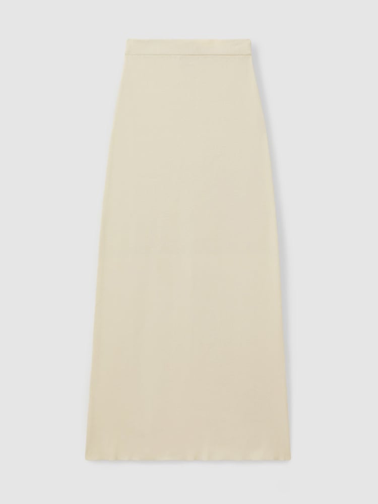 Anna Quan Knitted Cotton Midi Skirt - Image 2 of 5