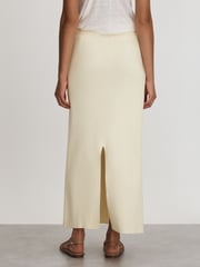 Anna Quan Knitted Cotton Midi Skirt - Image 4 of 5