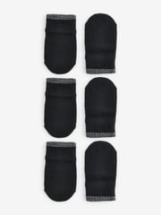 Black 3 Pair Magic Mittens Set (3mths-6yrs) - Image 1 of 2