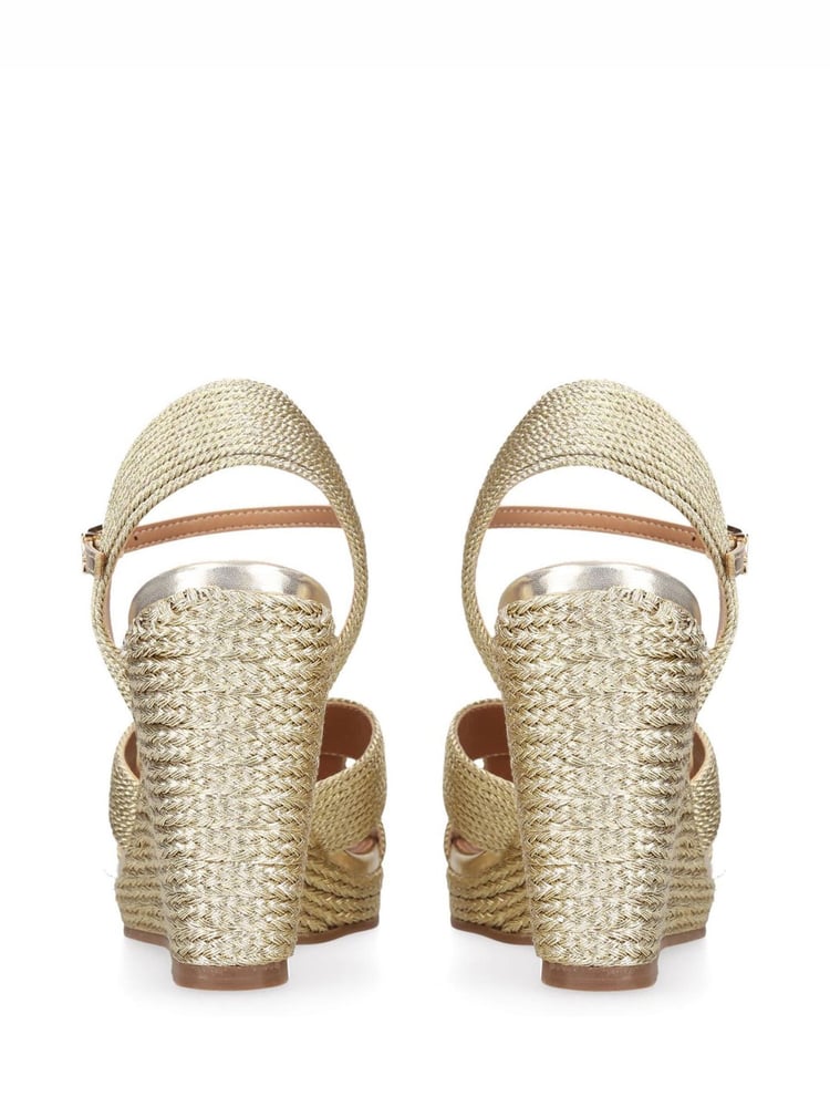 KG Kurt Geiger Gold Roya Sandals - Image 5 of 5