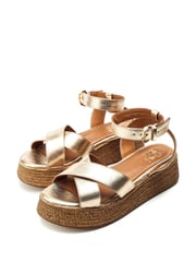 Moda in Pelle Pashyn Wedge Srappy Sandals - Image 2 of 4