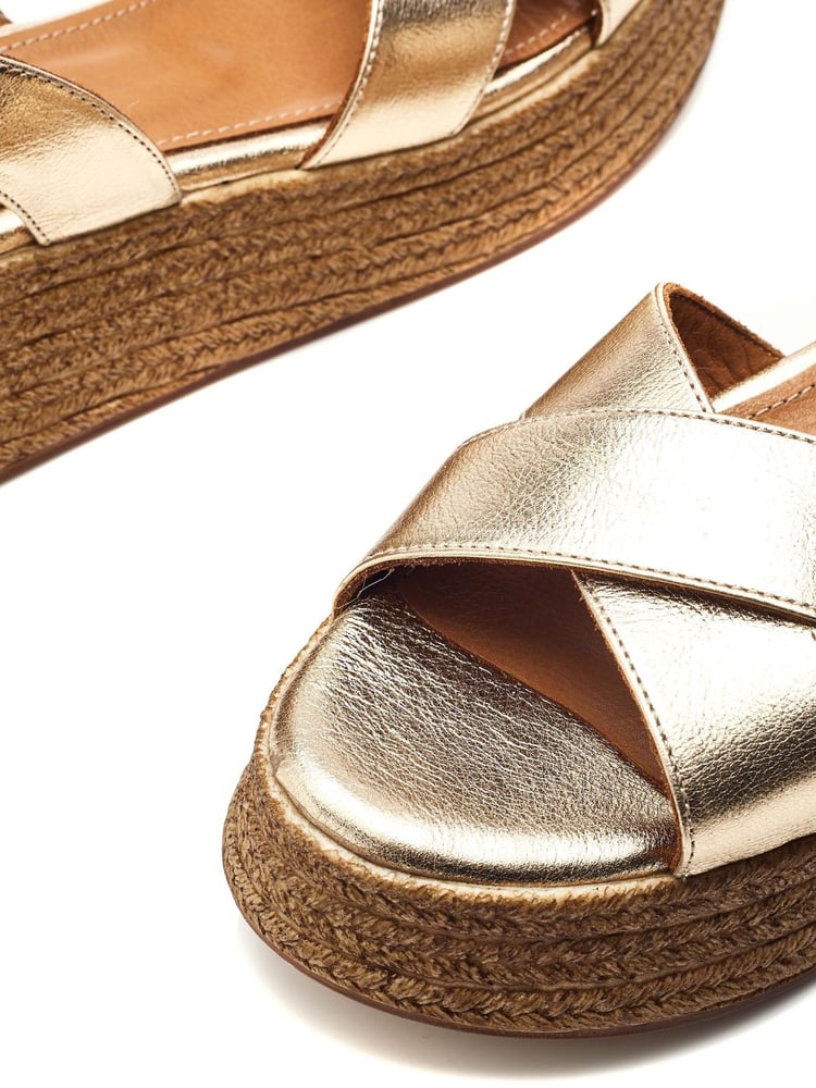 Moda in Pelle Pashyn Wedge Srappy Sandals - Image 4 of 4