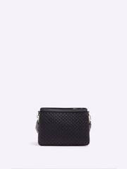 River Island Black Monogram Tri Comp Cross-Body Bag - Image 3 of 4