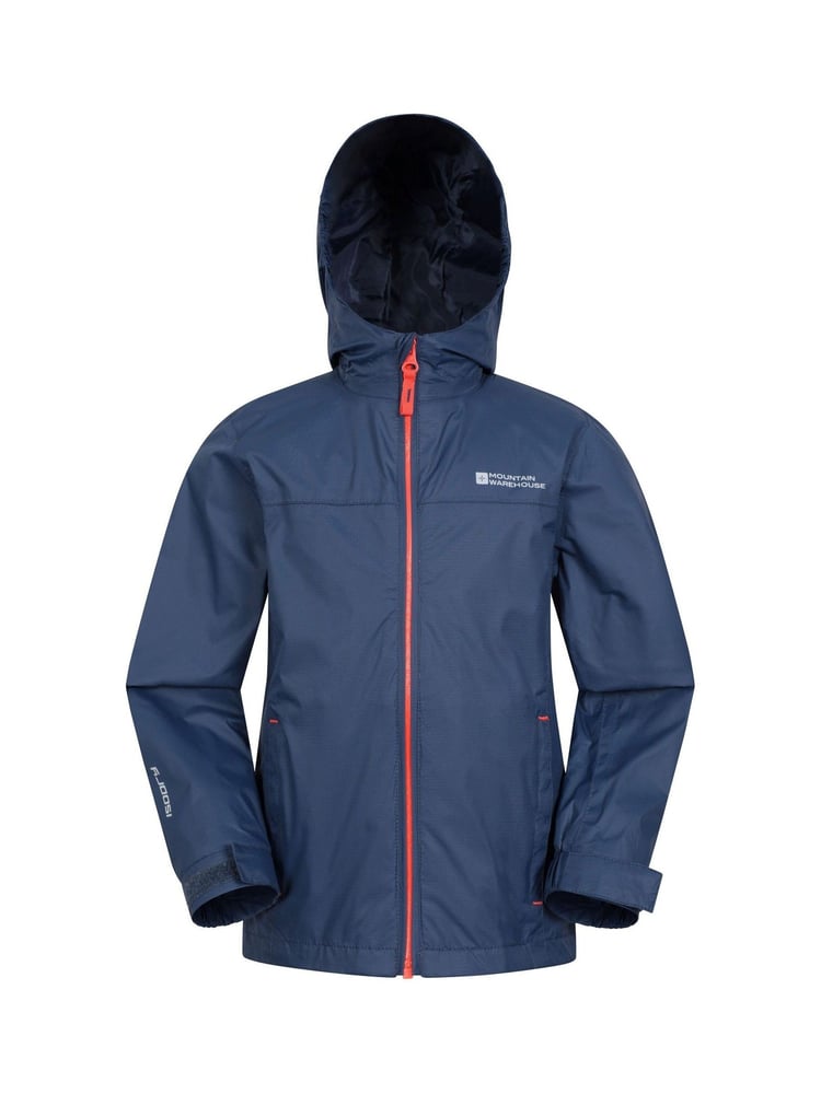 Mountain Warehouse Navy Blue Kids Torrent Waterproof Jacket - Image 1 of 5
