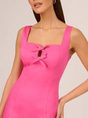 Adrianna Papell Pink A-Line Short Dress - Image 4 of 7