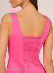 Adrianna Papell Pink A-Line Short Dress - Image 5 of 7