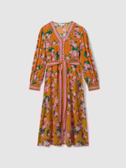 Raishma Silk Belted Midi Dress - Image 2 of 5