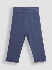JoJo Maman Bébé Pink 2-Pack Rib Leggings - Image 5 of 7