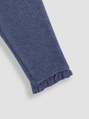 JoJo Maman Bébé Pink 2-Pack Rib Leggings - Image 7 of 7