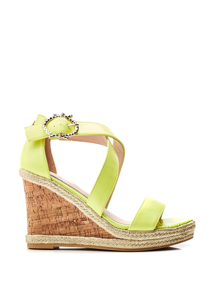 Moda In Pelle Crossover Strap Wedge Sandal - Image 1 of 4 Moda In Pelle Crossover Strap Wedge Sandal - Image 1 of 4