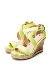 Moda In Pelle Crossover Strap Wedge Sandal - Image 2 of 4