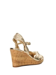 Dune London Gold Kaino Knotted Wedges - Image 5 of 6