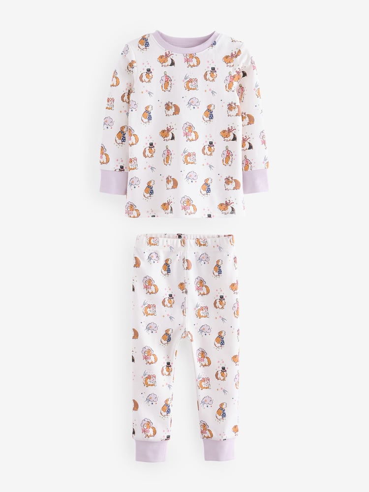Multi Snuggle Pyjamas 3 Pack - Image 2 of 9